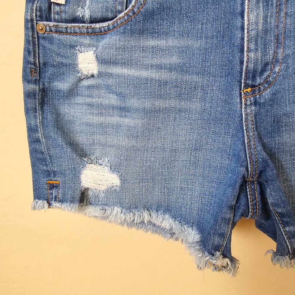 Ag Adriano Goldschmied Jane Frayed Cut Off Distre… - image 4